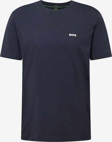 BOSS Green Tričko – modrá: přední strana