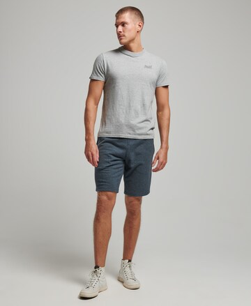 Superdry Regular Trousers in Blue