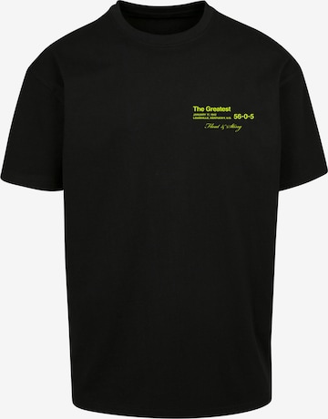 T-Shirt Mister Tee en noir : devant