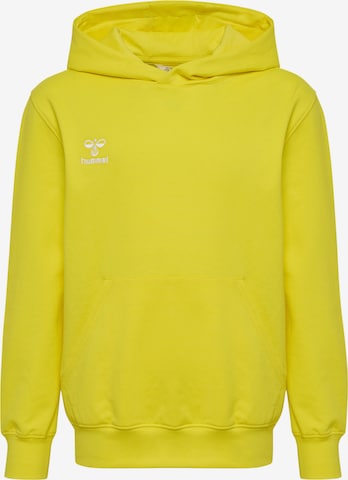 Hummel Athletic Sweatshirt in Yellow: front