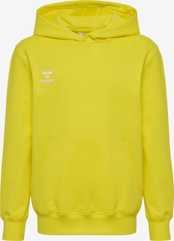 Hummel Sportief sweatshirt in Geel: voorkant