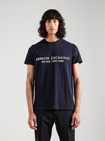 ARMANI EXCHANGE Regular fit Shirt '8NZT72' in Blue: front