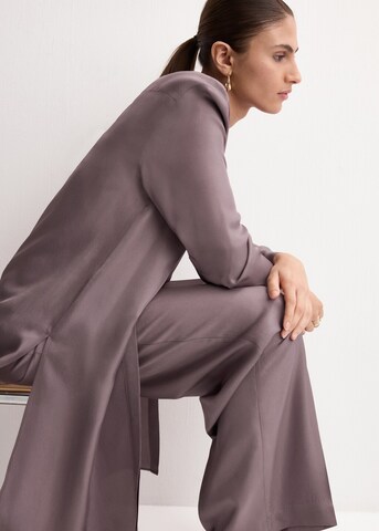 MANGO Regular Pleat-Front Pants 'Mina-A' in Pink