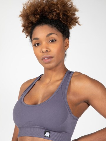 Gorilla Wear Bustier Sport bh 'Yava' in Grijs