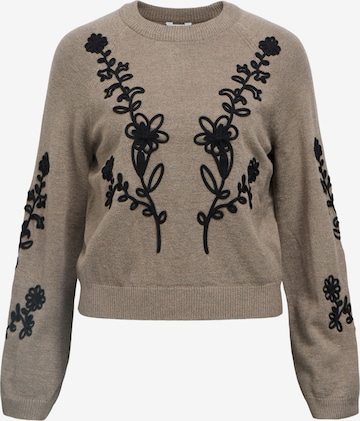 Pull-over 'OBJLANEY RUBIN' OBJECT en marron : devant