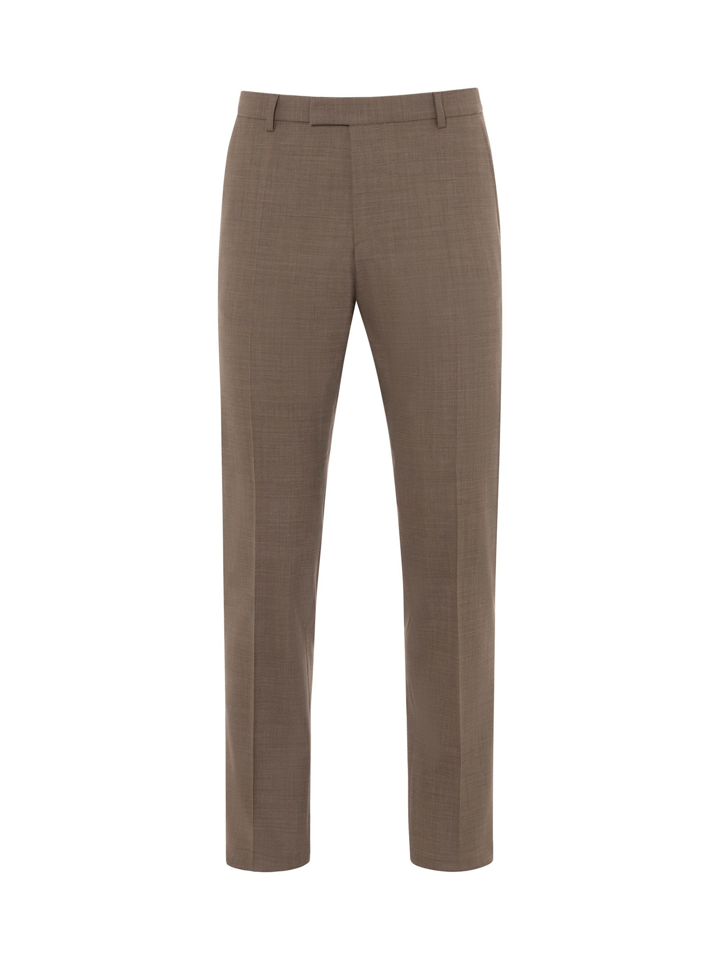 Regular Pantalon 'MARIO' BENVENUTO en marron : devant