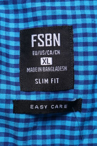 FSBN Button Up Shirt in XL in Blue