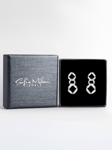Sofia Milani Earrings 'Geometry' in Silver