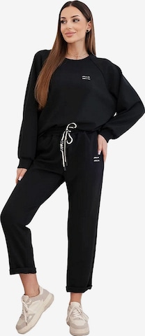 Lumera Loungewear 'Tendresse' in Black: front