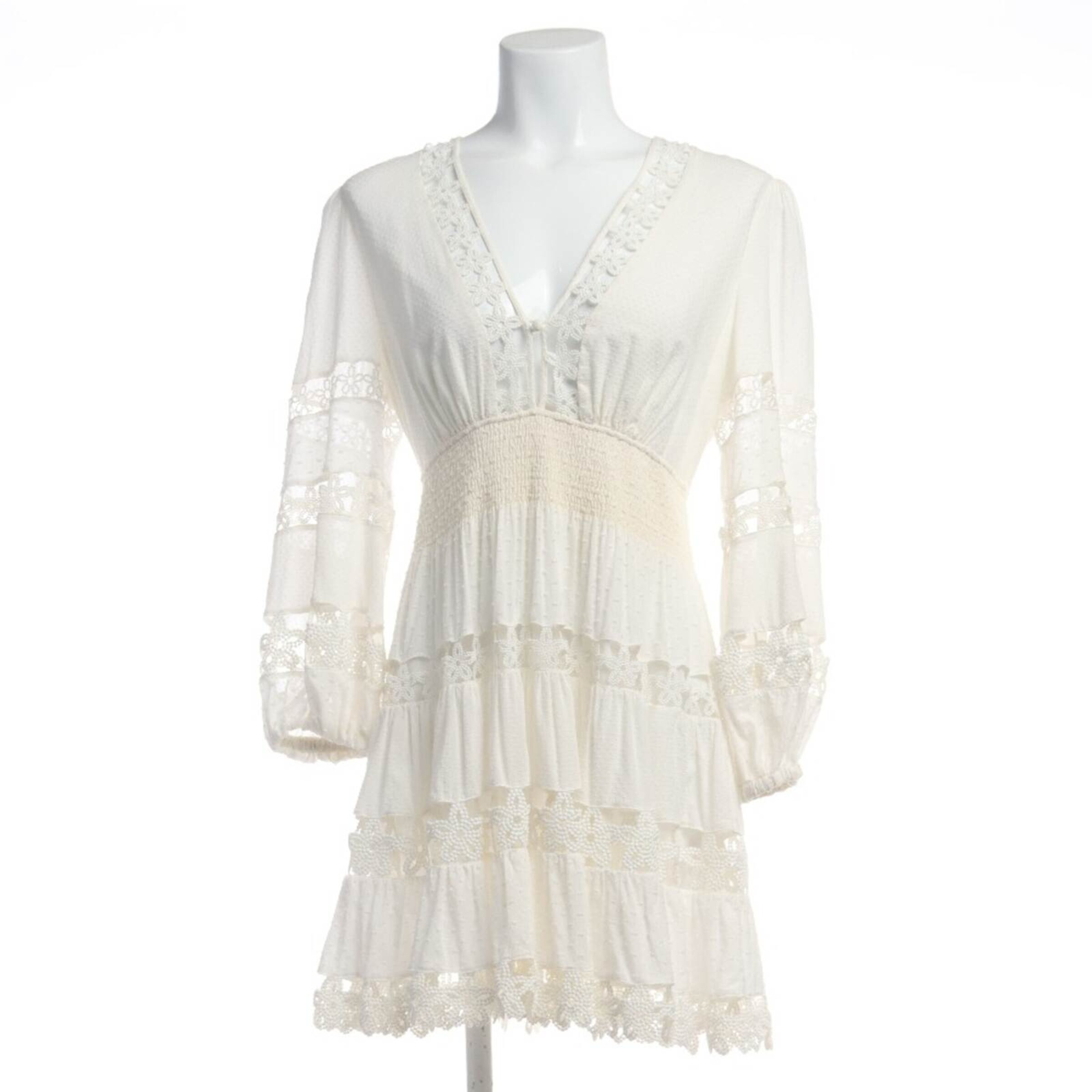 Zimmermann Kleid L in Weiß: Vorderseite