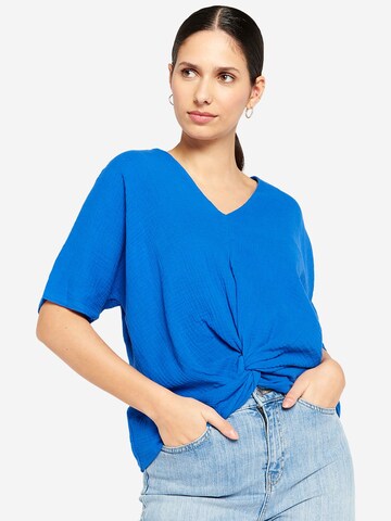 LolaLiza Blouse 'Tetra' in Blue: front