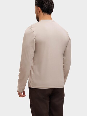 Richesse Shirt 'SHINY ESSENTIAL LONGSLEEVE BEIGE' in Beige