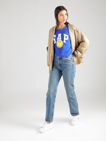 GAP - Camisa 'SMILEY' em azul