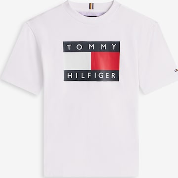 TOMMY HILFIGER Majica 'HERITAGE' | bela barva: sprednja stran