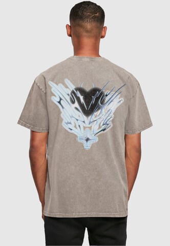 T-Shirt 'Cagedchrome' MT Upscale en gris : devant