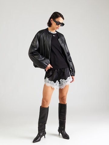 Karl Lagerfeld Тениска в черно