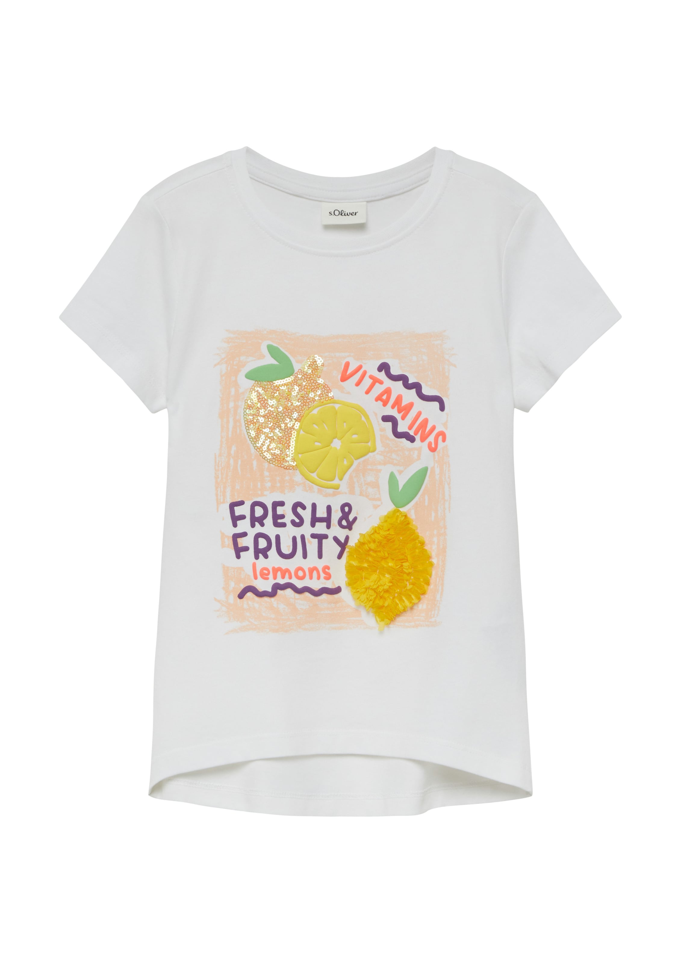s.Oliver T-Shirt in Weiß: Vorderseite