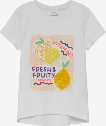 s.Oliver T-Shirt in Weiß: Vorderseite