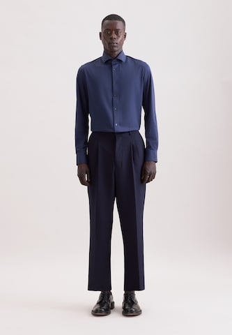 Coupe slim Chemise business SEIDENSTICKER en bleu