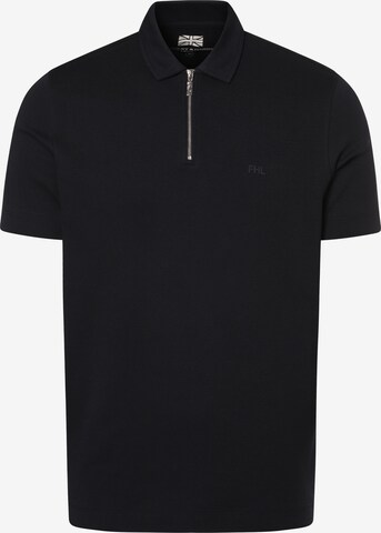 T-Shirt Finshley & Harding London en bleu : devant