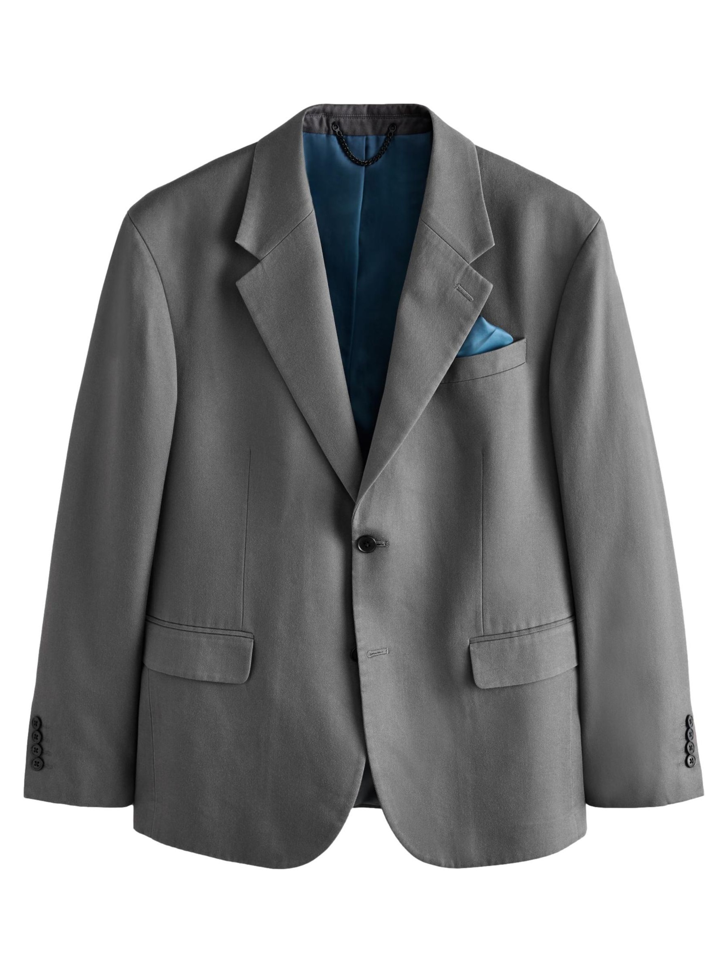 Fit confort Veste de costume Next en gris : devant