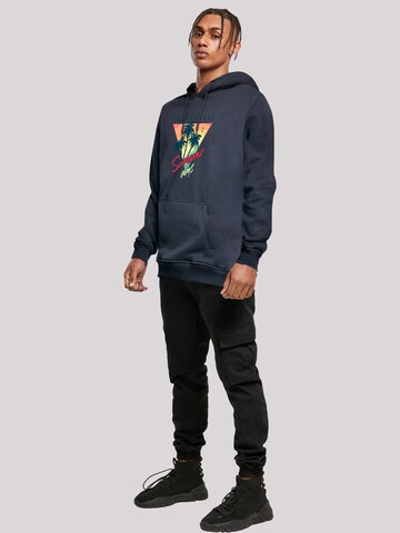 F4NT4STIC Sweatshirt 'California Palmen Retro' in Blue