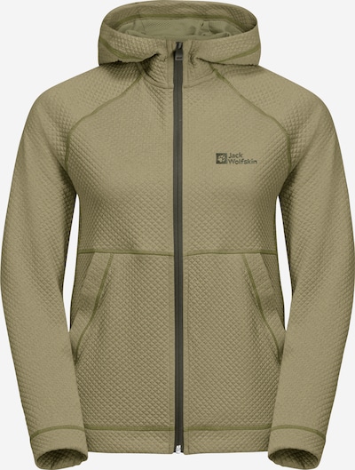 JACK WOLFSKIN Athletic fleece jacket 'FERNWEH' in Khaki / Dark green, Item view