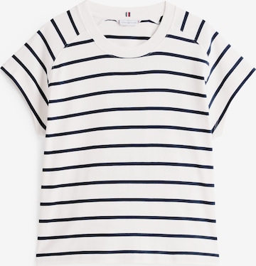 TOMMY HILFIGER Majica | modra barva: sprednja stran