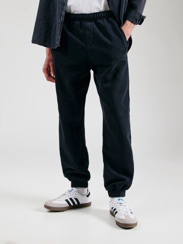 Effilé Pantalon Pegador en noir : devant