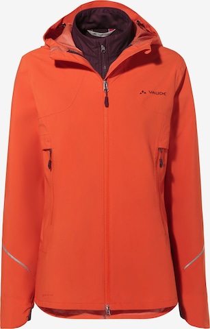 VAUDE Outdoorjas 'Yaras' in Rood: voorkant