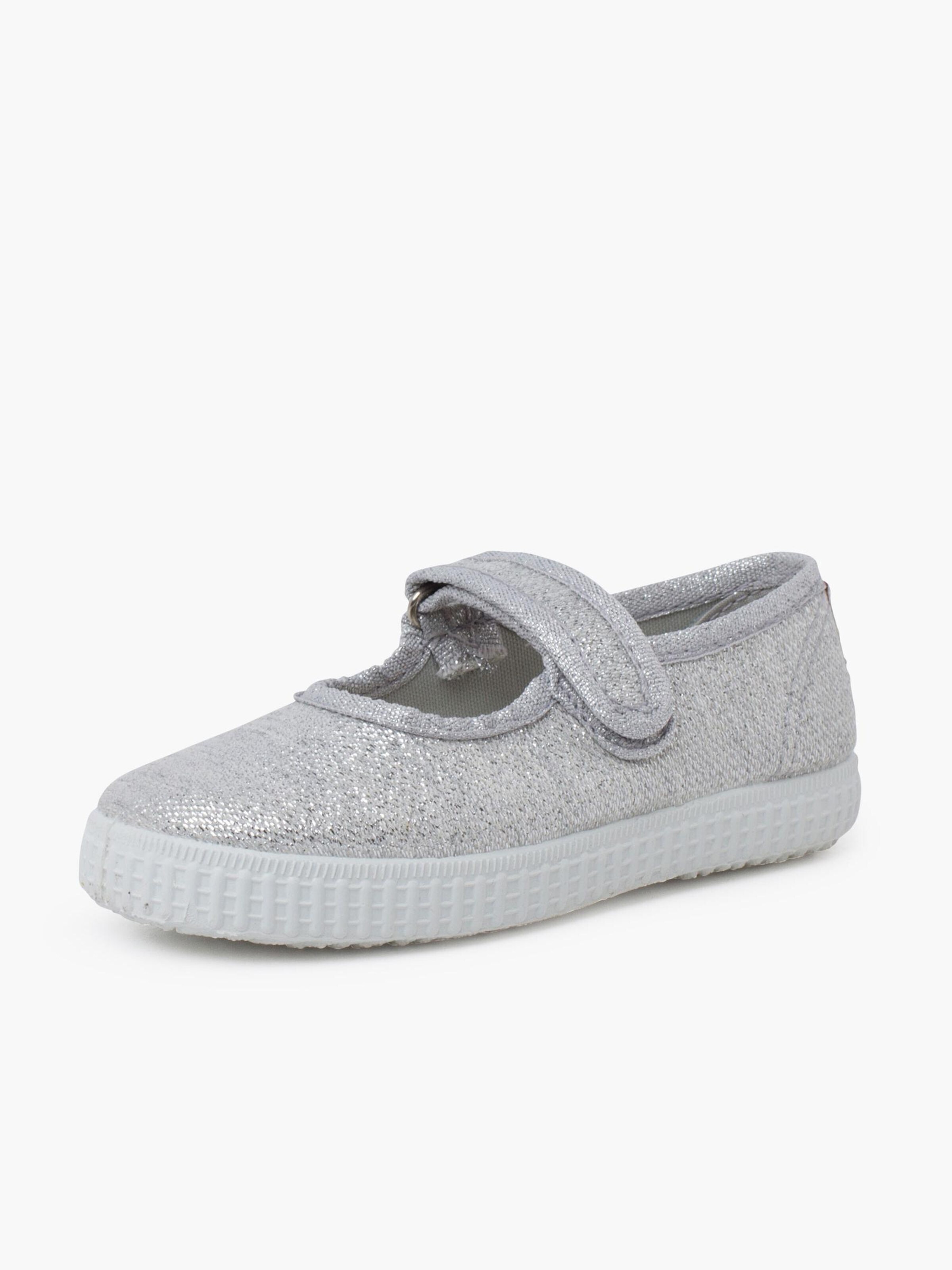 Ballerines Pisamonas en argent : devant