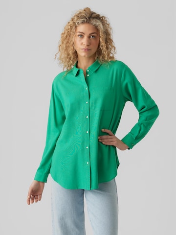 VERO MODA - Blusa 'Mymilo' em verde: frente