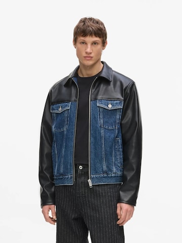 KARL LAGERFELD JEANS Prechodná bunda - Modrá: predná strana