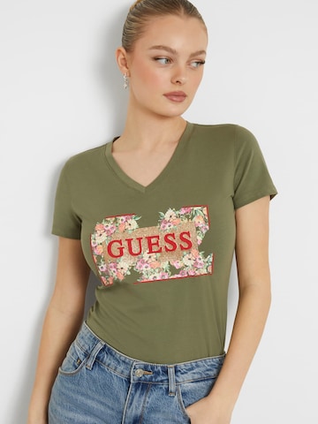 GUESS Μπλουζάκι σε πράσινο