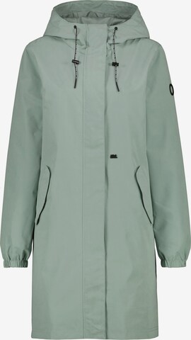 Alife and Kickin Between-seasons parka 'Frizzi' in Green: front