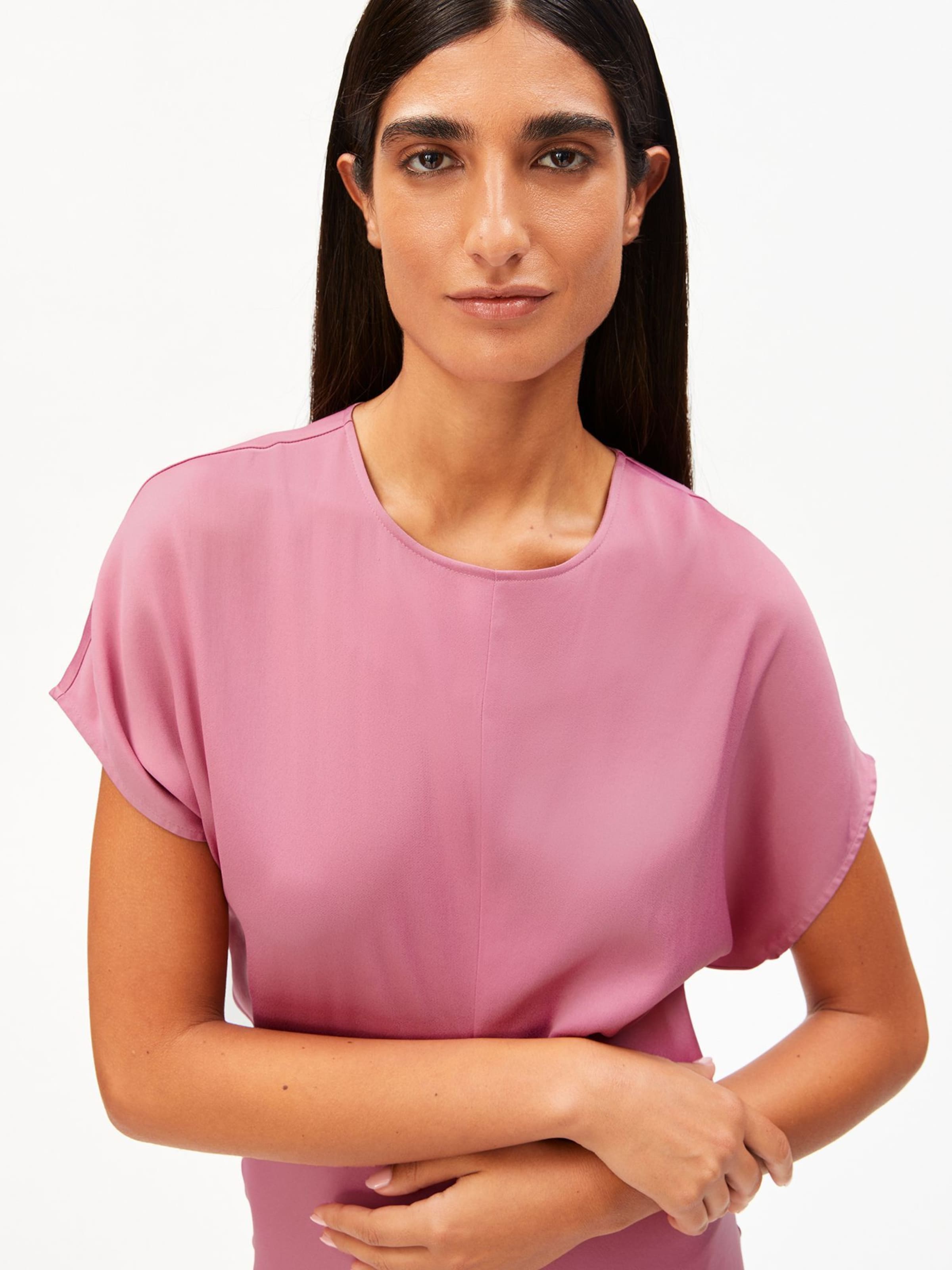 ARMEDANGELS Kleid SATIN BAT WING in Pink