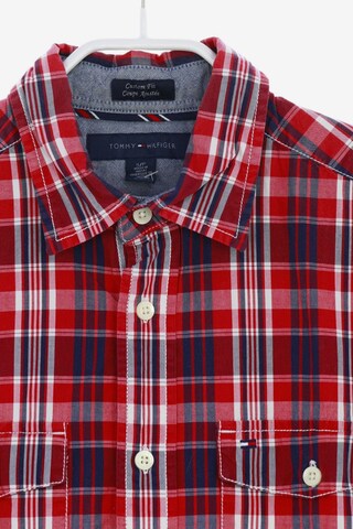 TOMMY HILFIGER Button Up Shirt in S in Red