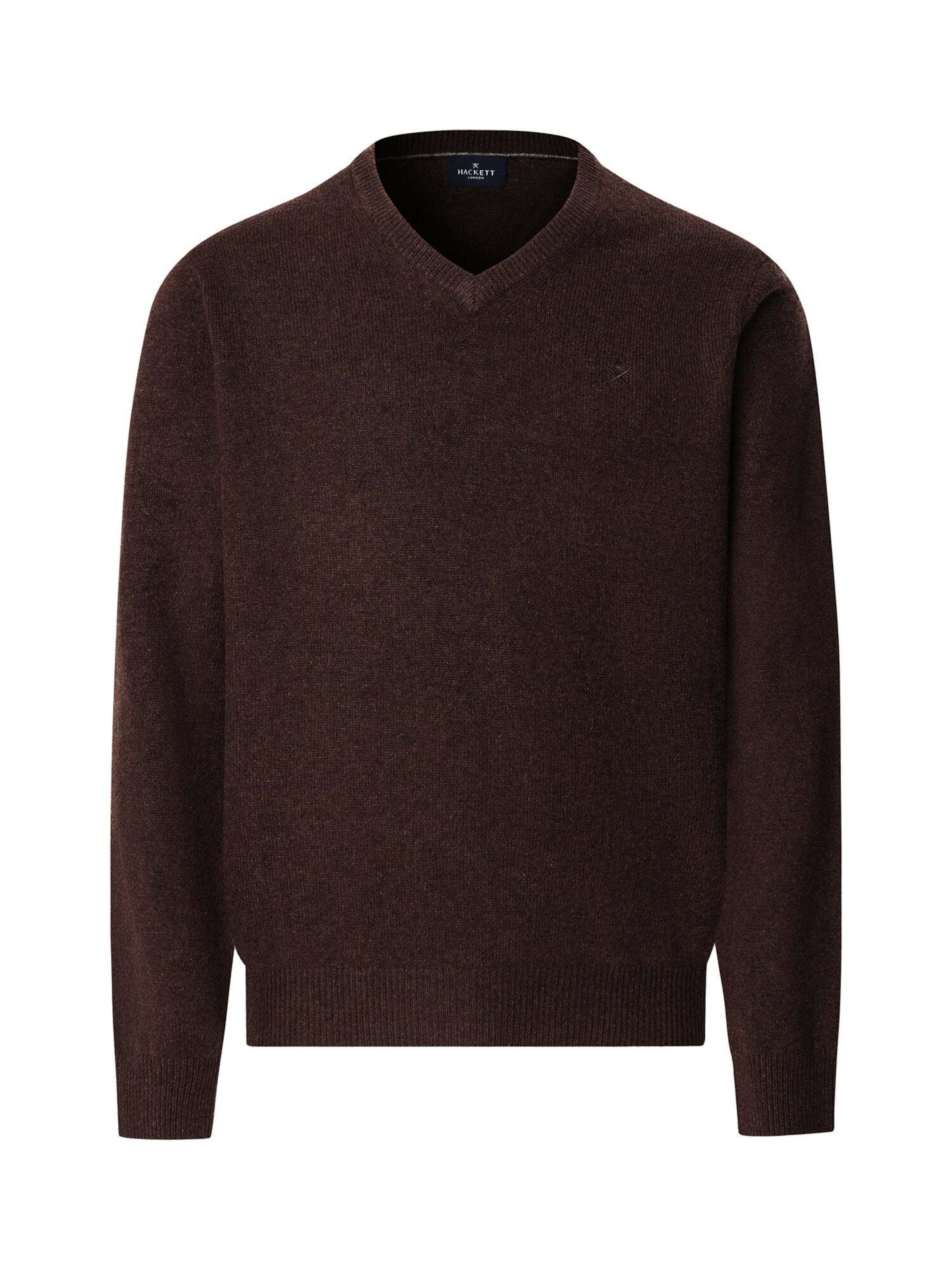Pull-over Hackett London en marron : devant