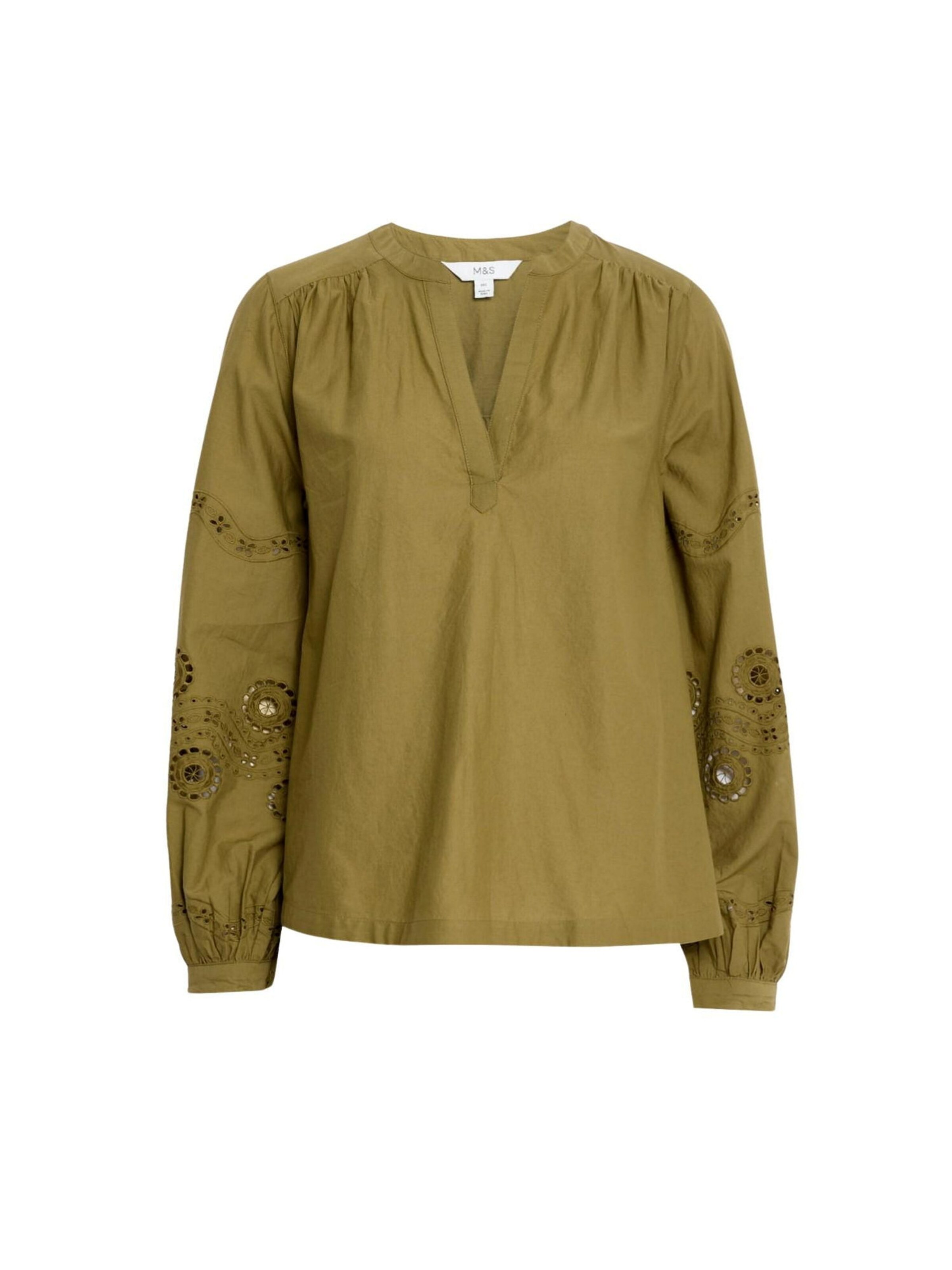 Chemisier Marks & Spencer en vert : devant