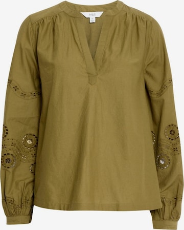 Marks & Spencer Blouse in Groen: voorkant