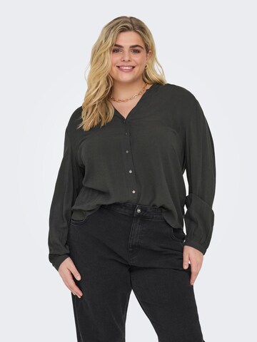 ONLY Carmakoma Bluse 'Sutton' i grå