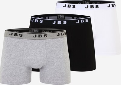 jbs Boxers en gris / noir / blanc, Vue avec produit