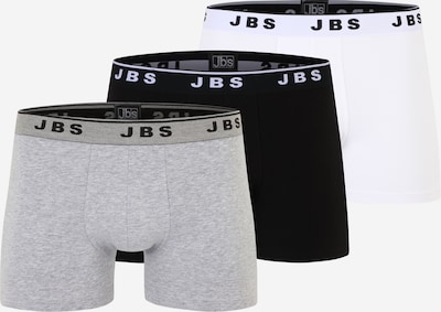 jbs Boxershorts in de kleur Grijs / Zwart / Wit, Productweergave