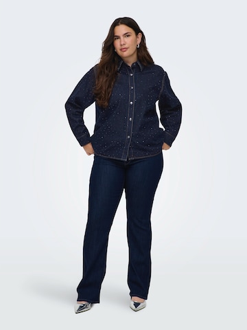 ONLY Carmakoma Blúzka 'CARMAGGIE' - Modrá