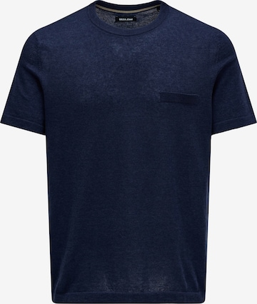 T-Shirt Salsa Jeans en bleu : devant