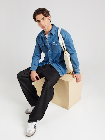 WRANGLER Regular fit Риза 'WESTERN' в синьо