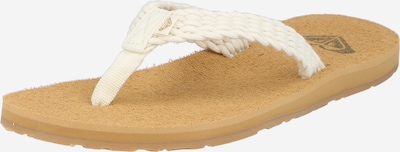 ROXY Zehentrenner 'PORTO III' in beige / weiß, Produktansicht