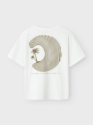 NAME IT Μπλουζάκι 'NKMZoko' σε λευκό