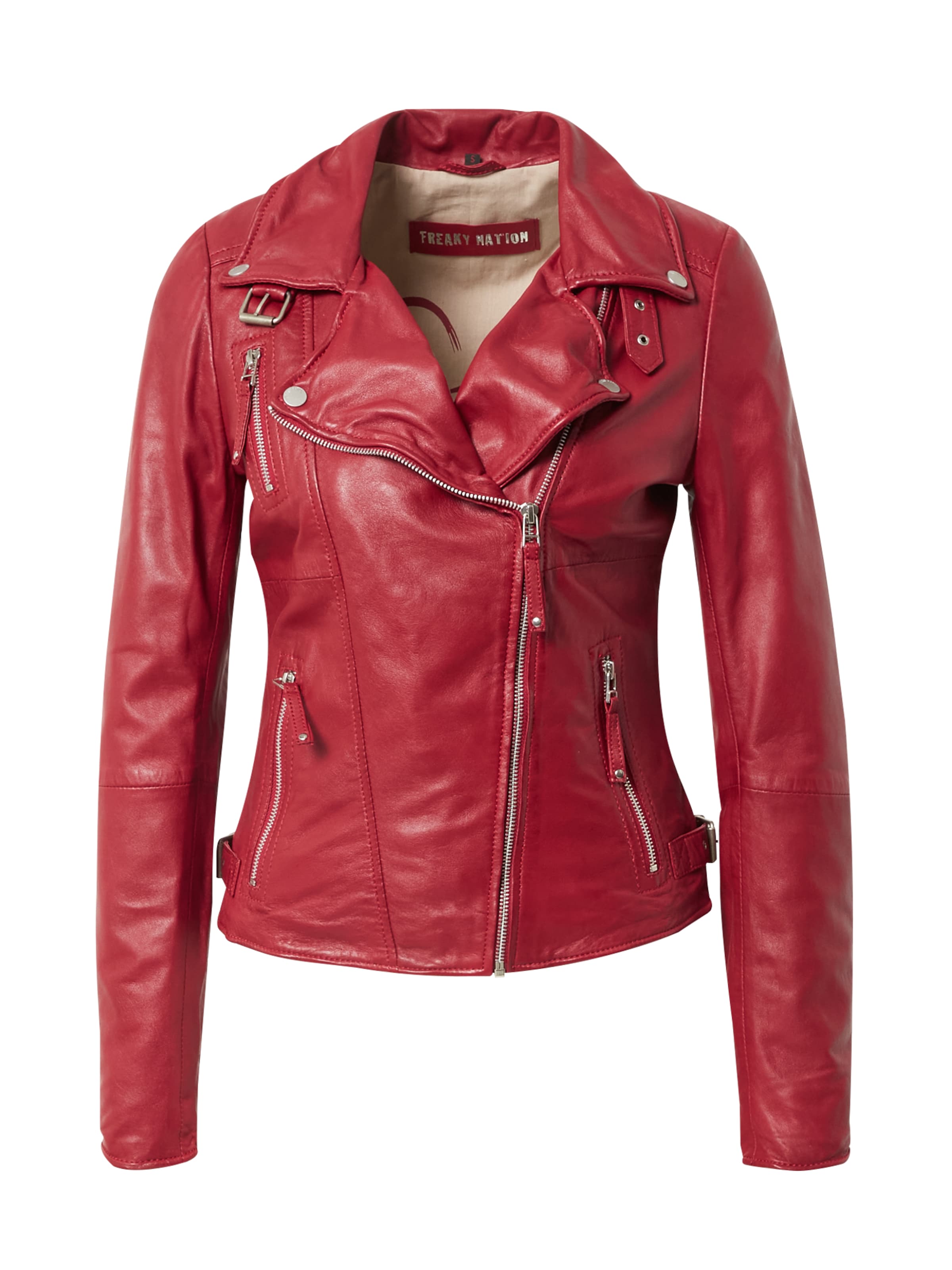 FREAKY NATION Φθινοπωρινό και ανοιξιάτικο μπουφάν σε κόκκινο: μπροστά