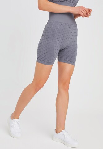 Leif Nelson Slimfit Sport Shorts in Grau